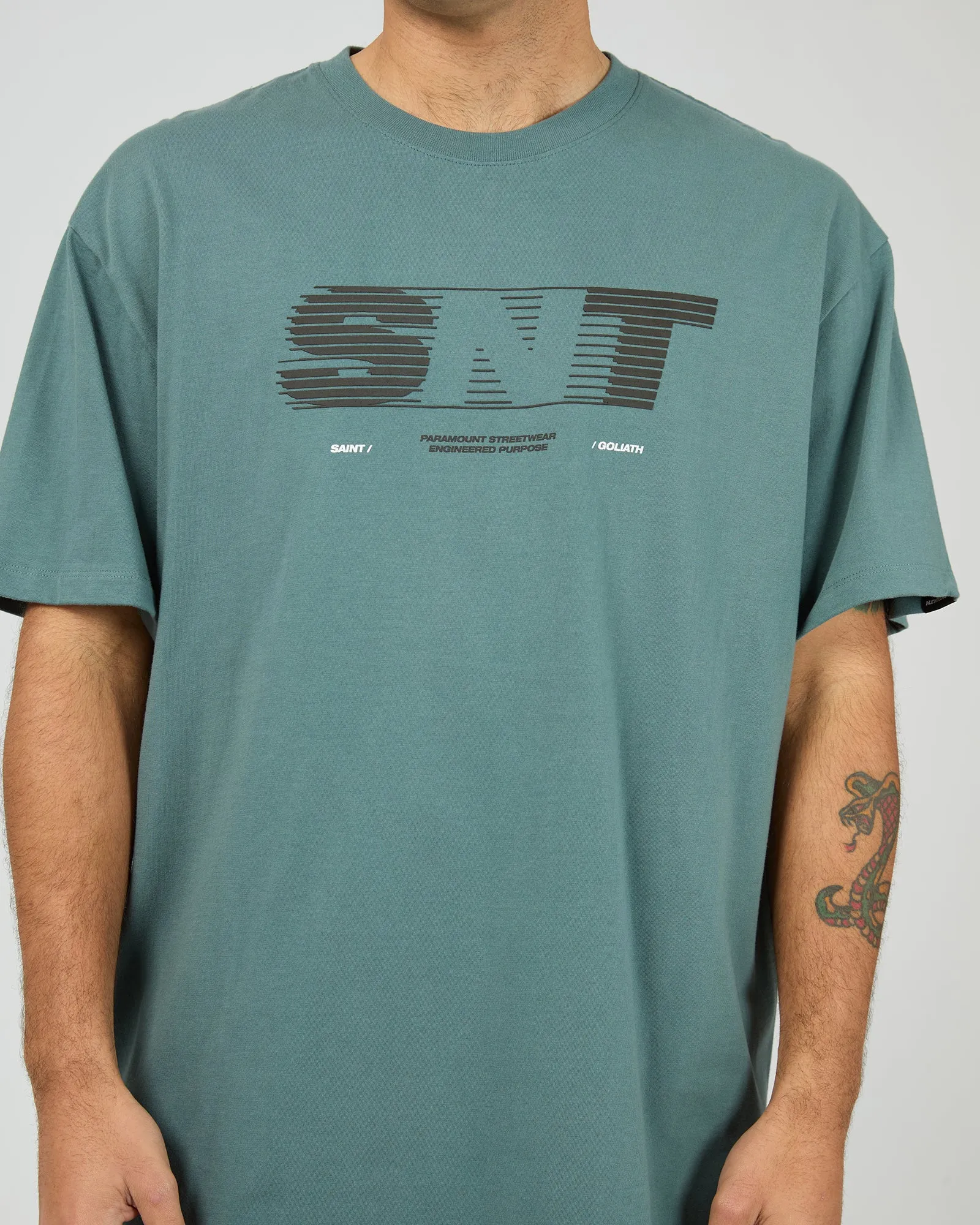 Apex Tee Atlantic Blue sold by edge clothing product image thumbnail 5