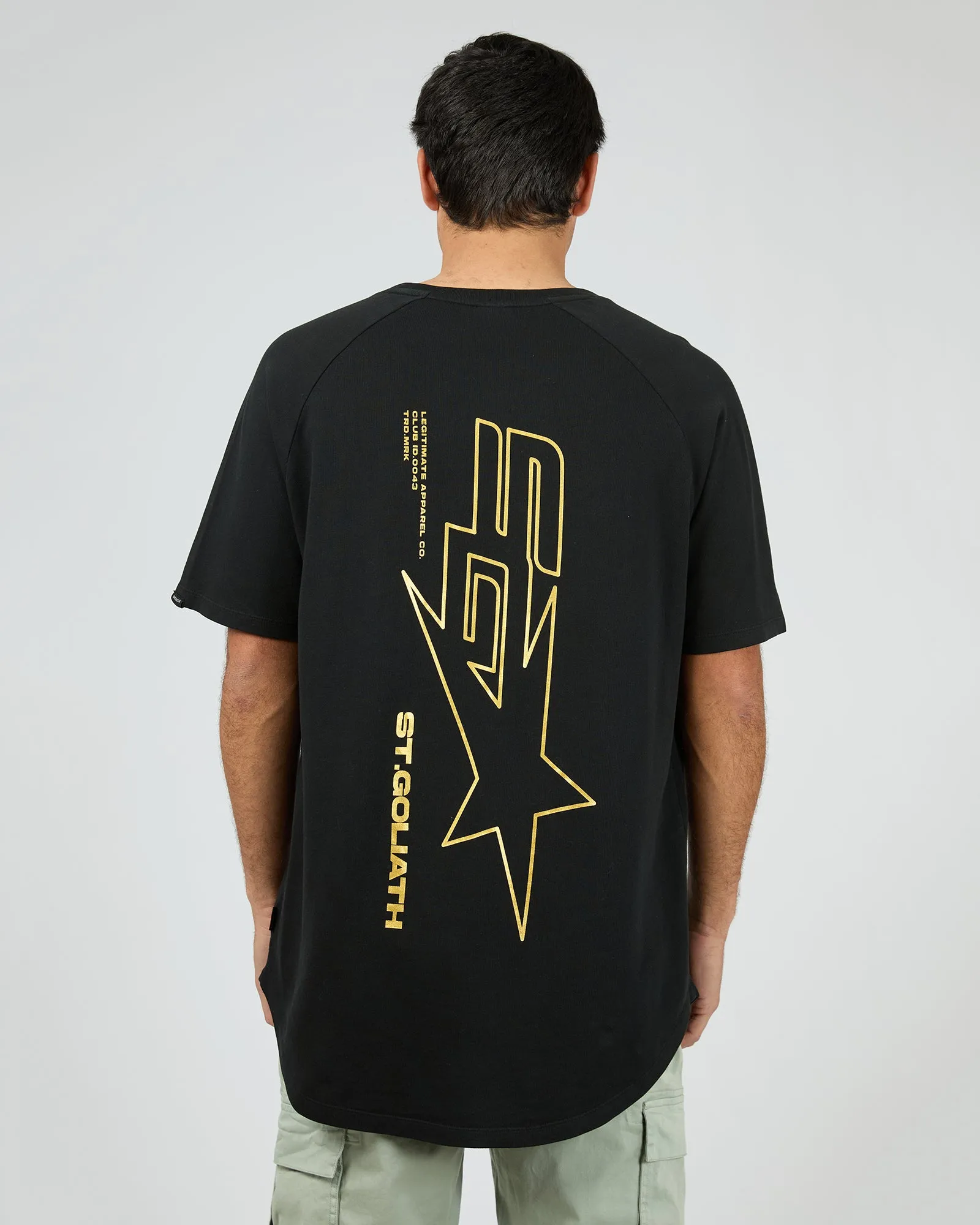 Struck Tee Vintage Black sold by edge clothing product image thumbnail 3