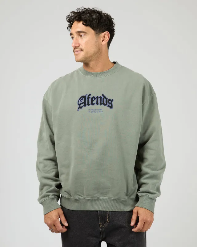 Home Crew Neck Sycamore made by Afends