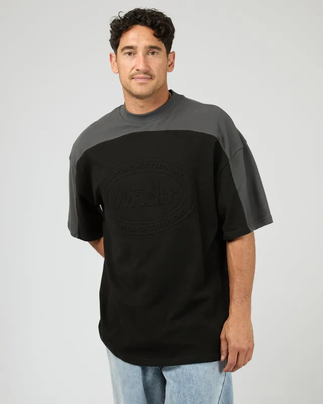 Credit Panel Heavy Weight Tee Black made by WNDRR