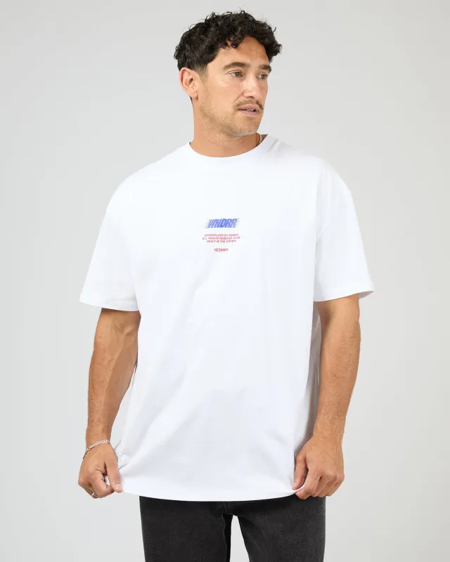 Borderless Box Fit Tee White made by WNDRR