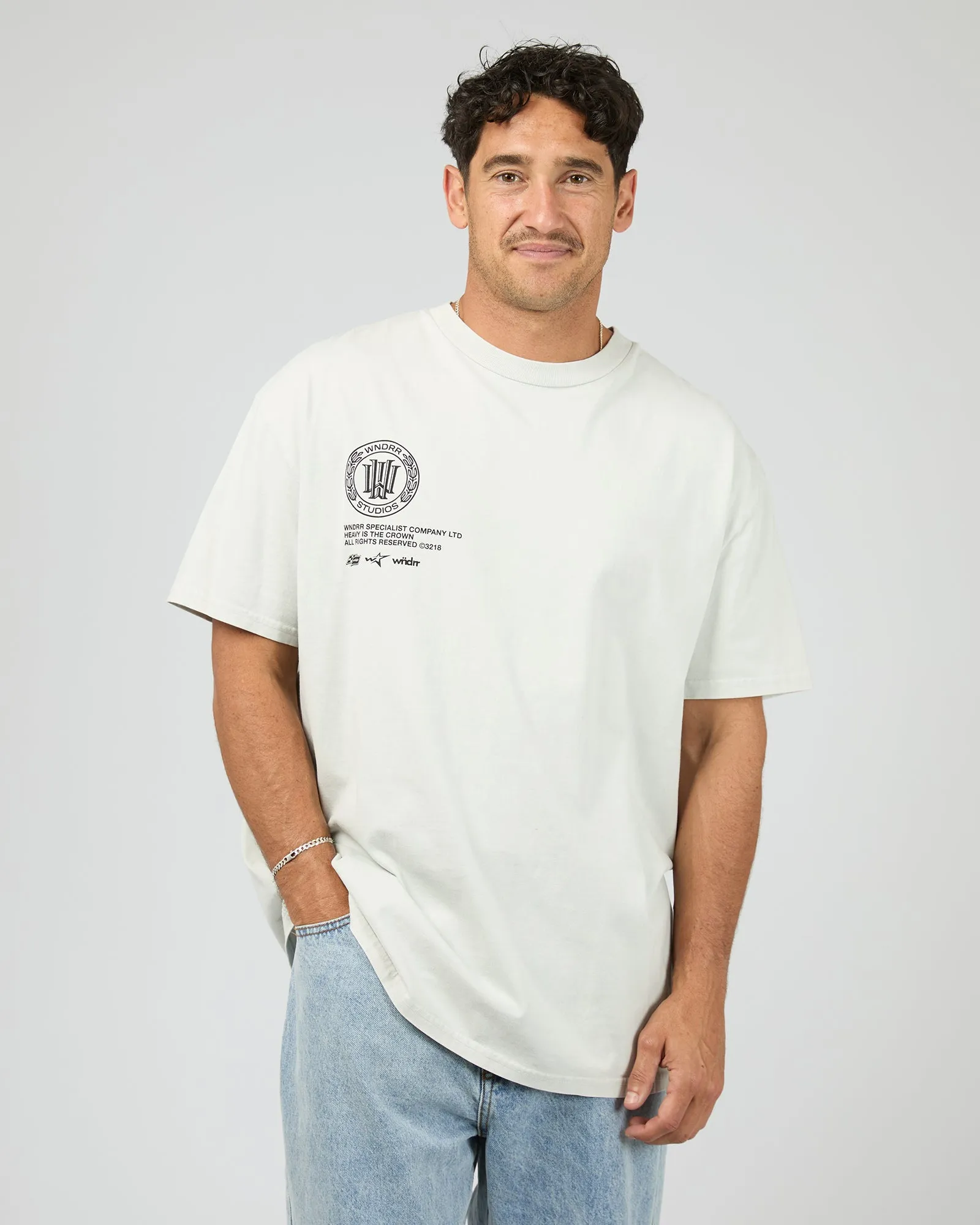 Velocity Box Fit Tee Oyster sold by edge clothing product image thumbnail 2