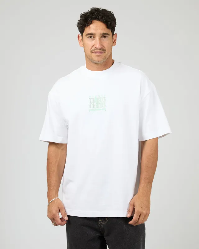 Protestant Street Tee White sold by edge clothing