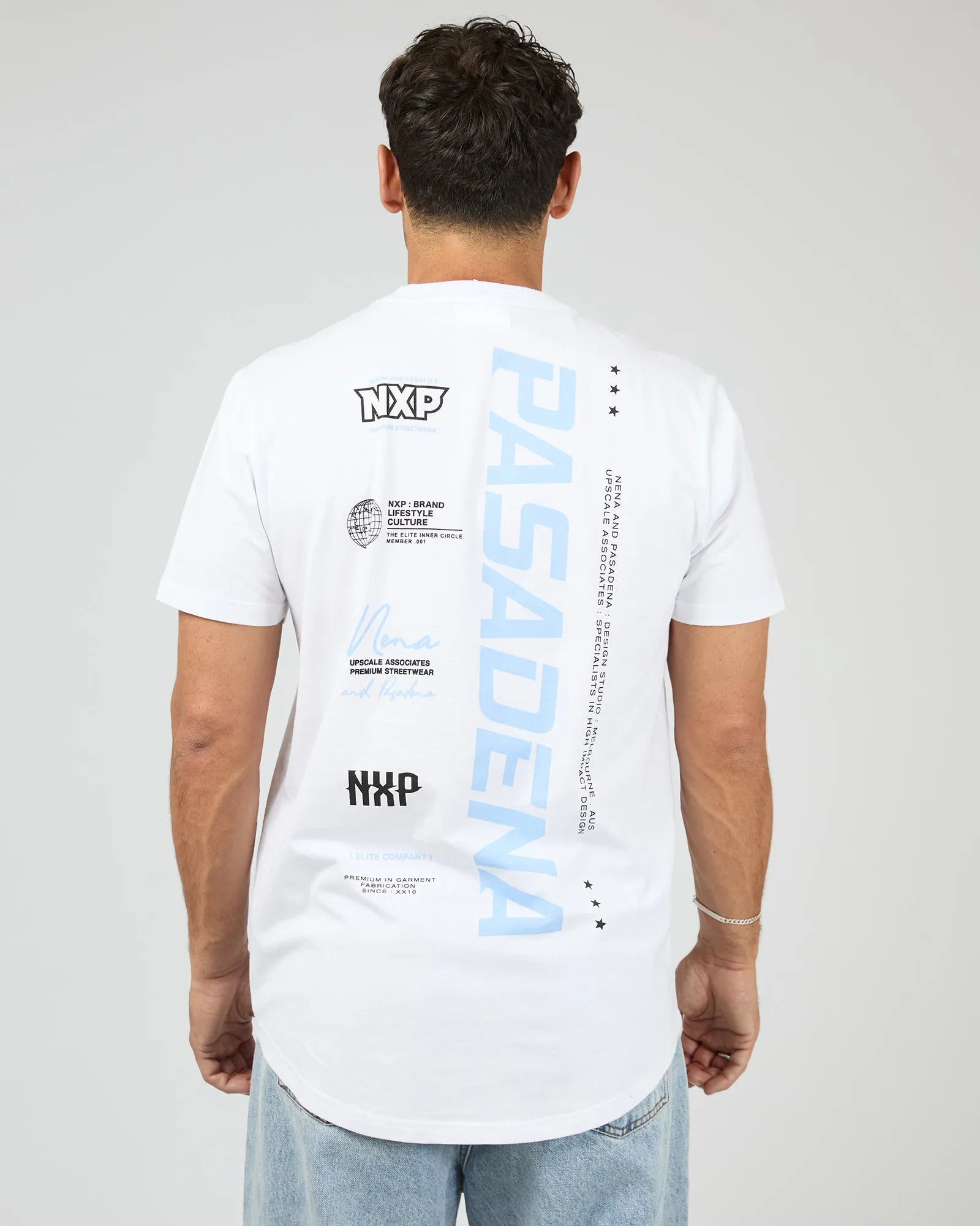 Unified Dual Curved Tee White sold by edge clothing product image thumbnail 2