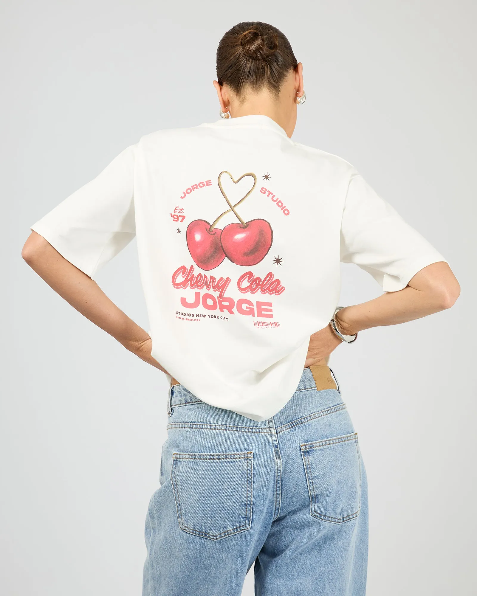 Cherry Cola Tee Vintage White sold by edge clothing product image thumbnail 2
