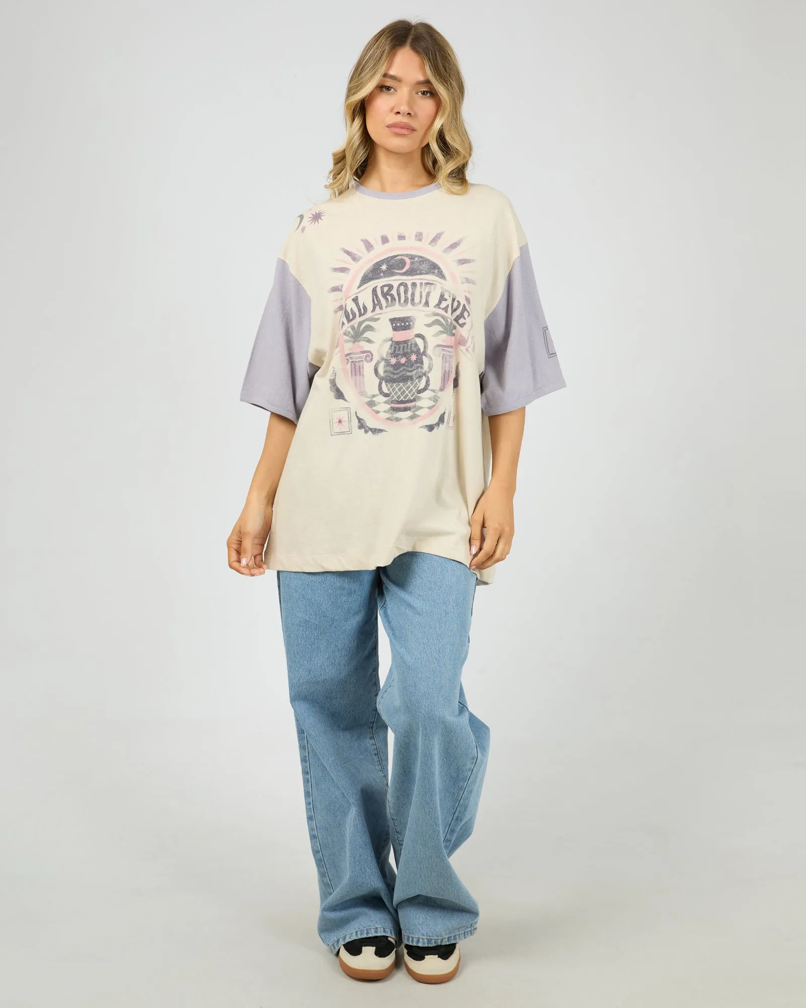 Moondust Oversized Tee Vanilla sold by edge clothing product image thumbnail 2