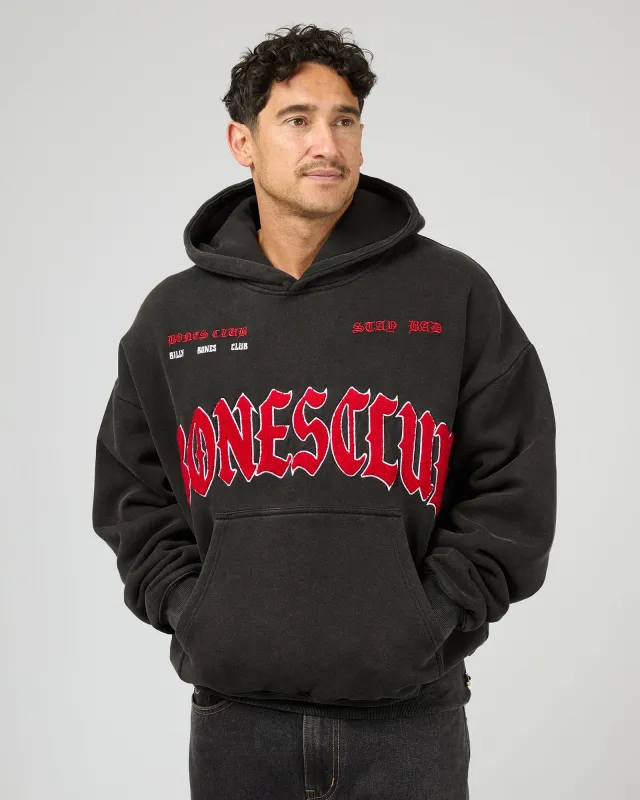 Bones Legacy Hoodie Vintage Black made by edge clothing