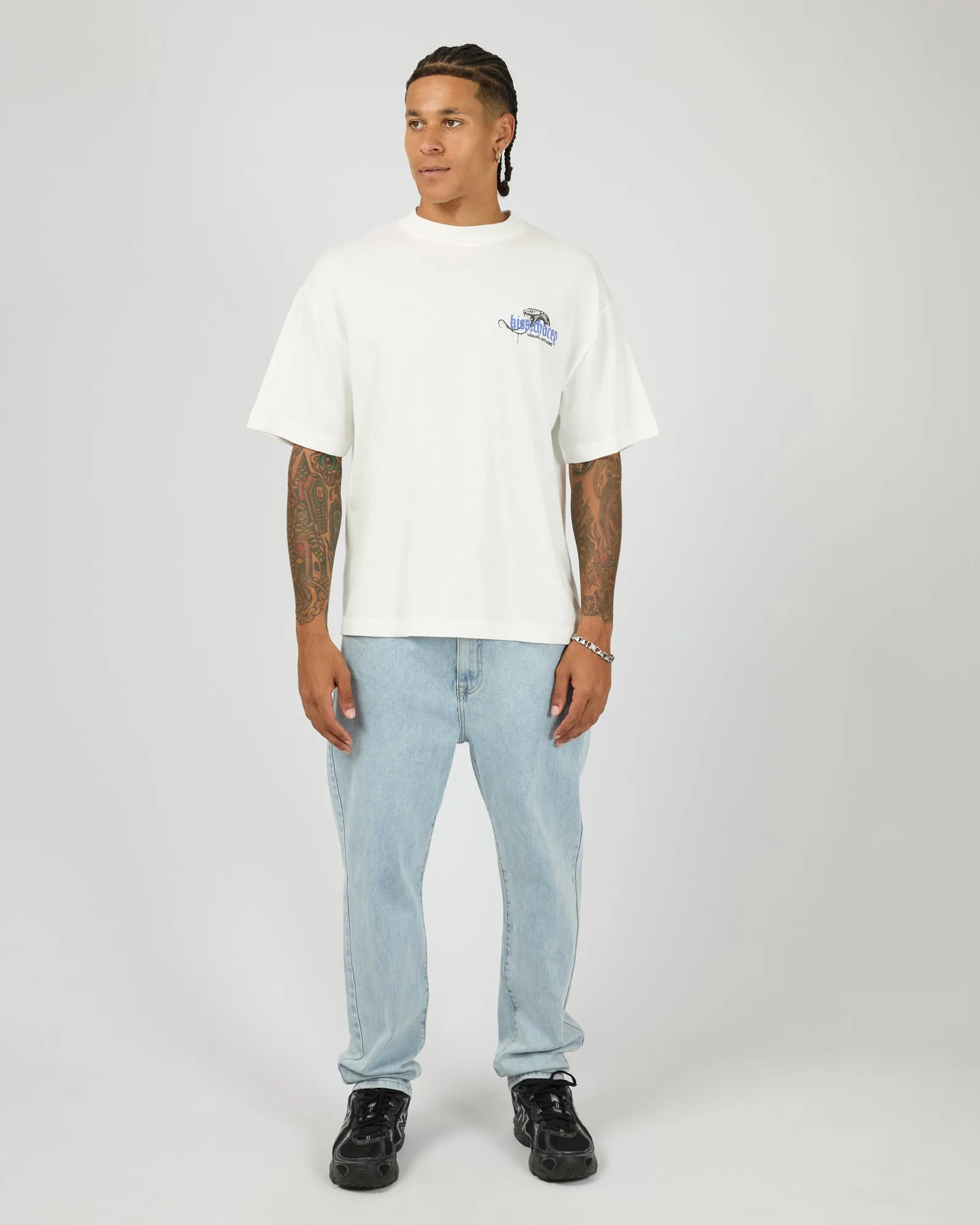 Cobra Street Tee White sold by edge clothing product image thumbnail 3
