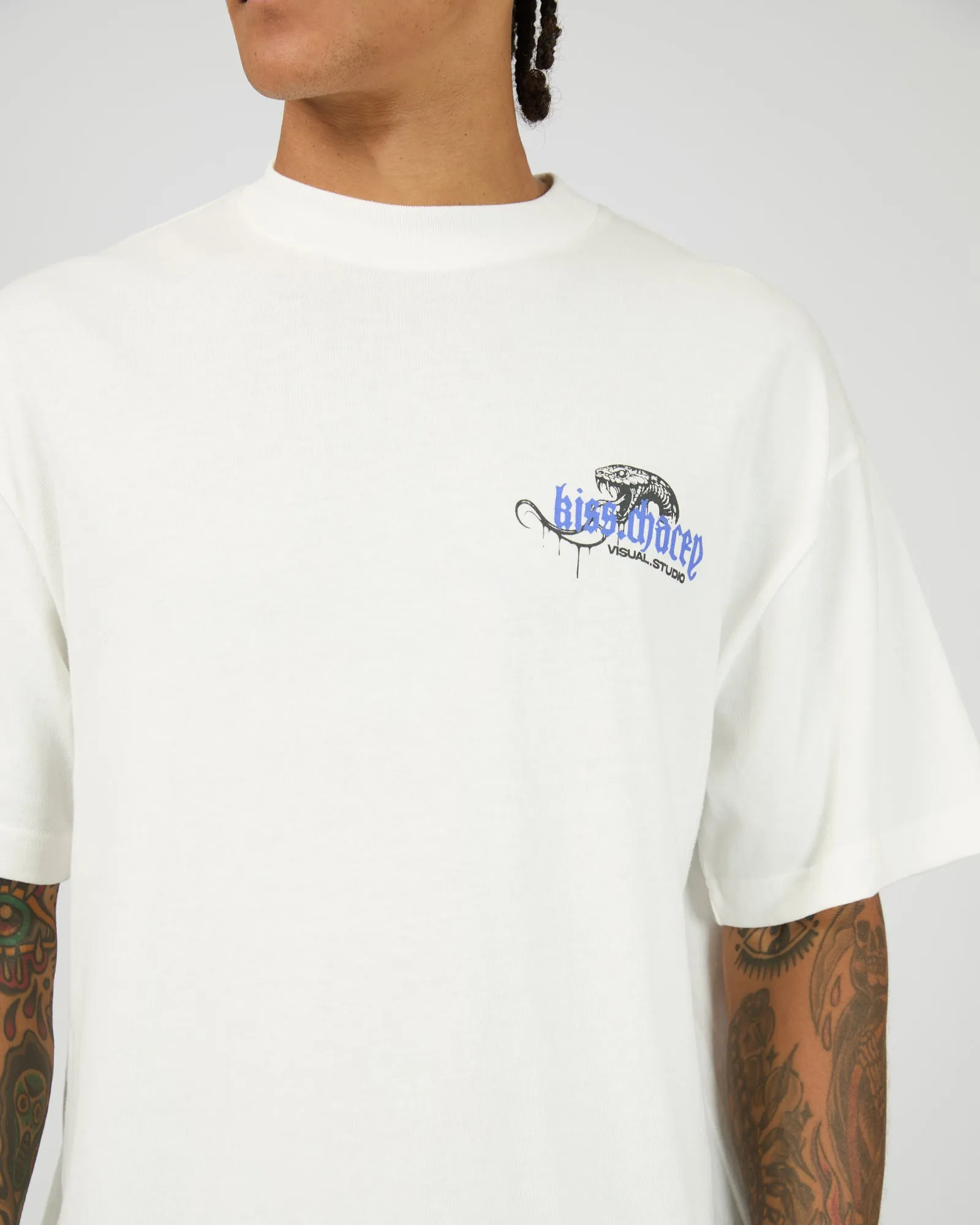 Cobra Street Tee White sold by edge clothing product image thumbnail 5