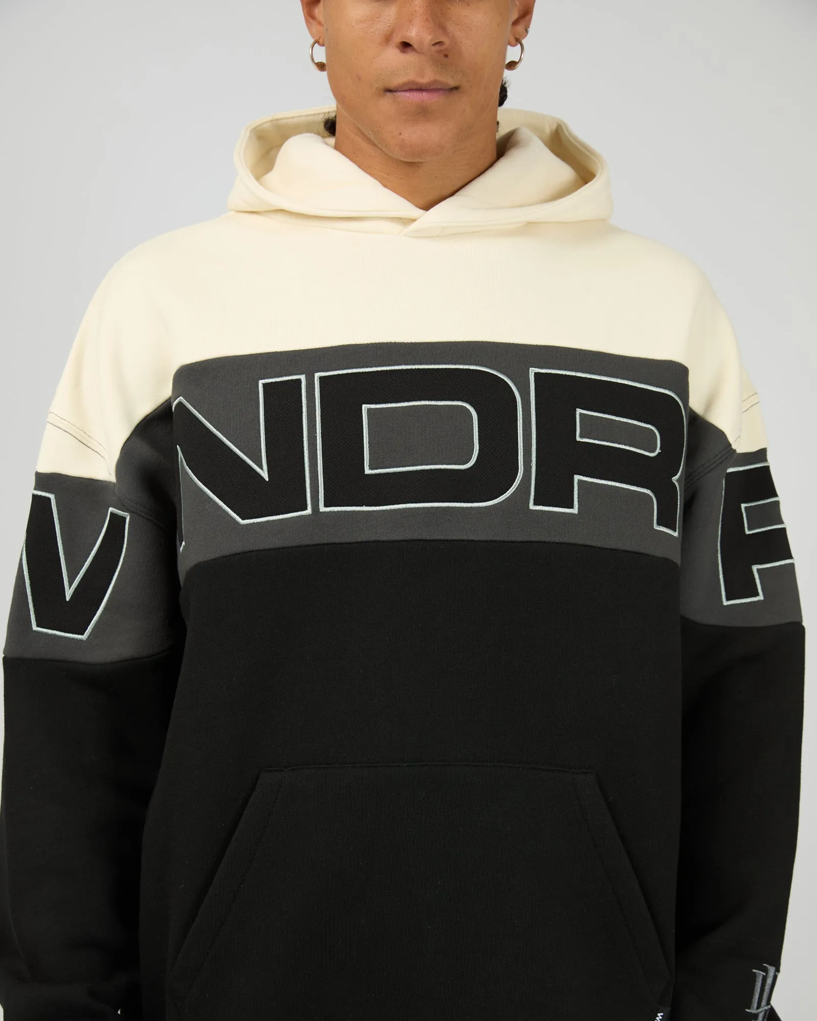 Primer Panel Hood Sweat White Black sold by edge clothing product image thumbnail 5