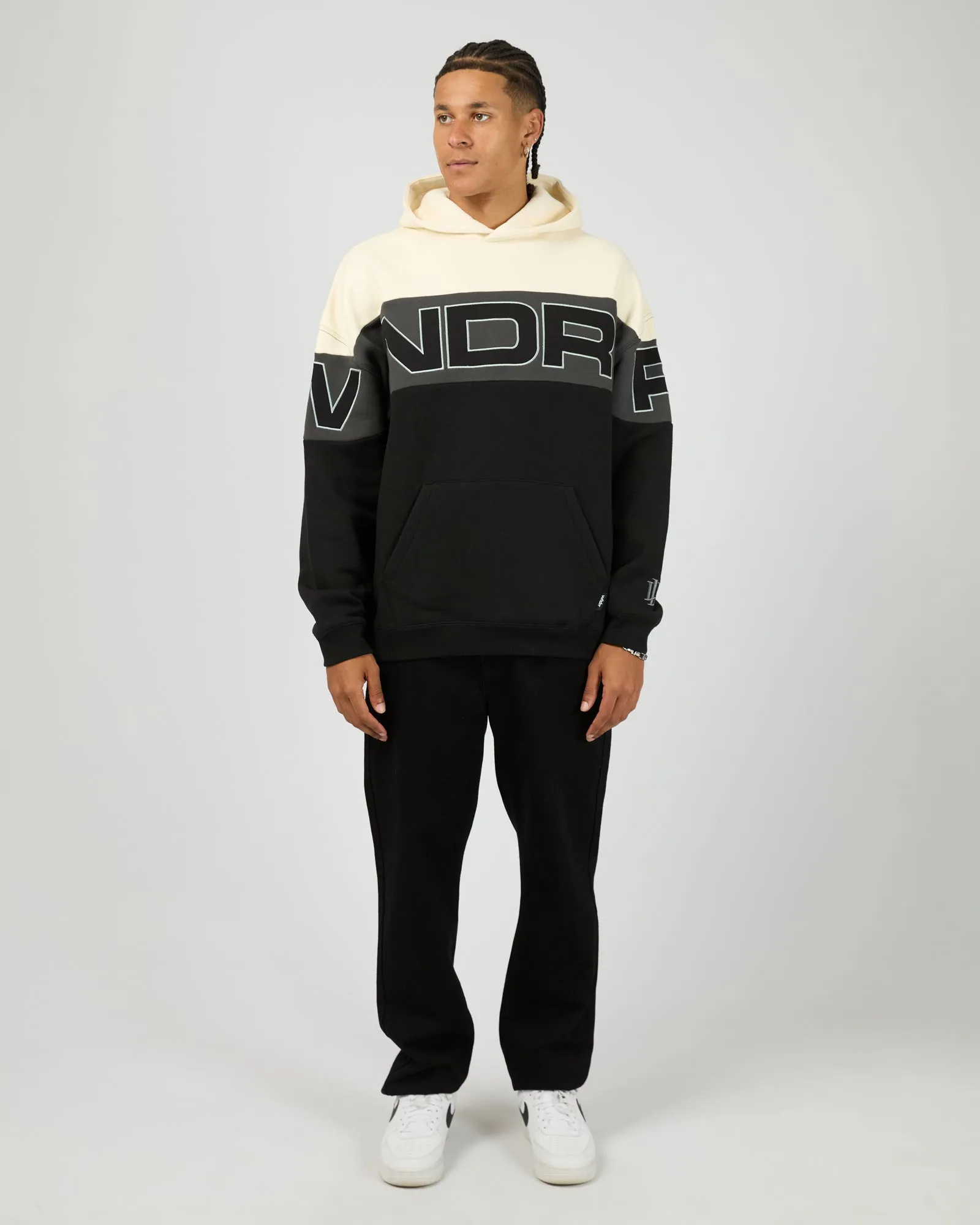 Primer Panel Hood Sweat White Black sold by edge clothing product image thumbnail 3