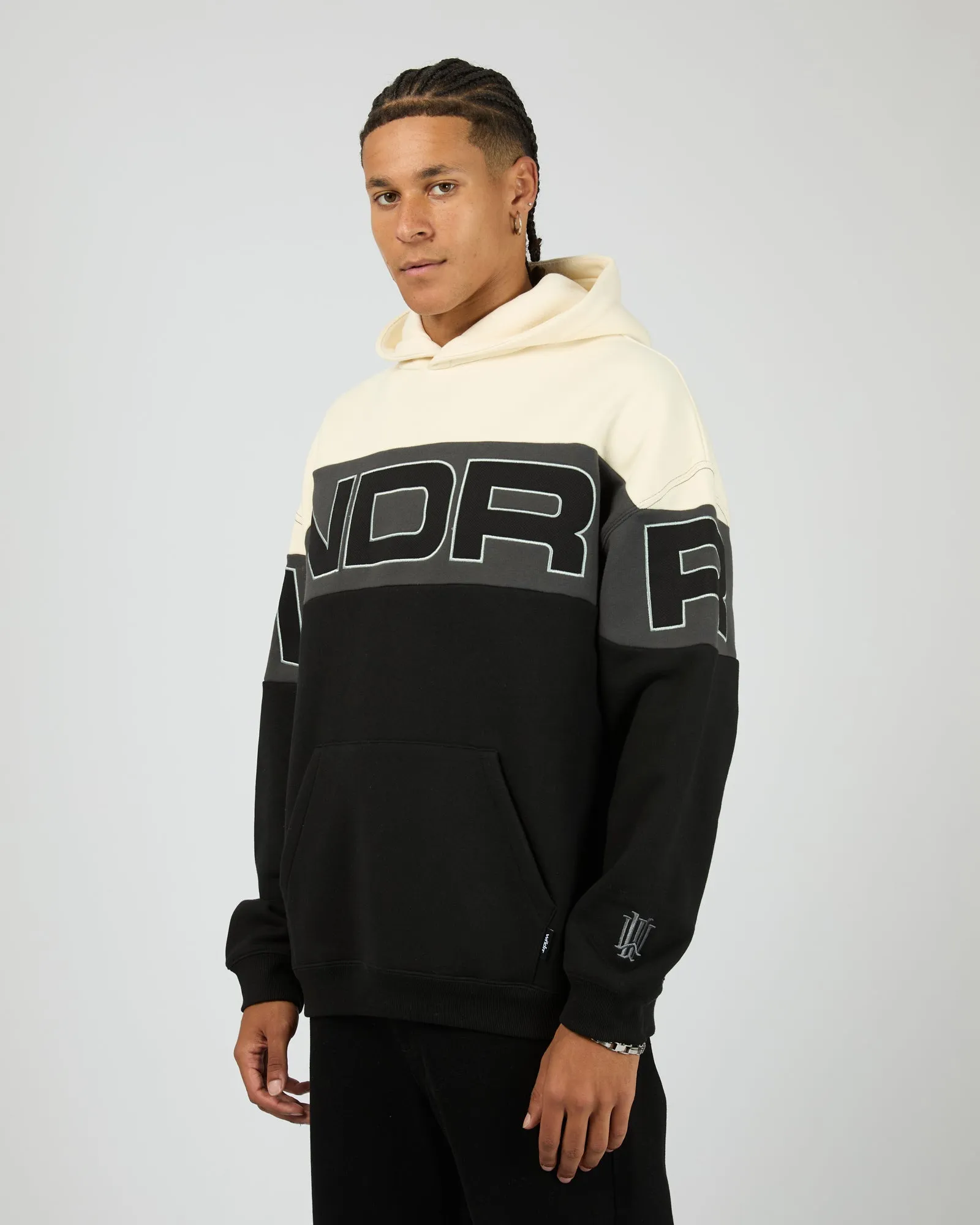 Primer Panel Hood Sweat White Black sold by edge clothing product image thumbnail 4