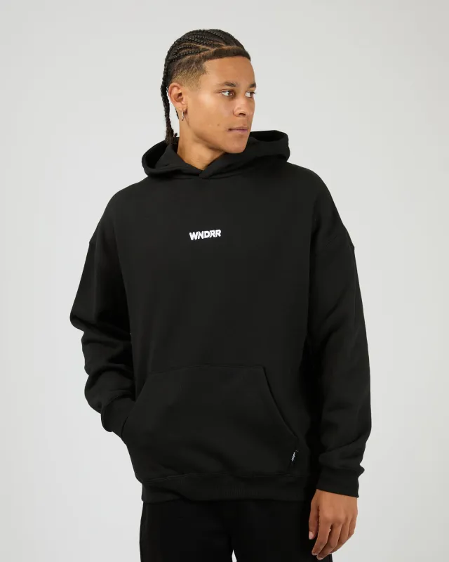 Nimbus Hood Sweat Black made by WNDRR
