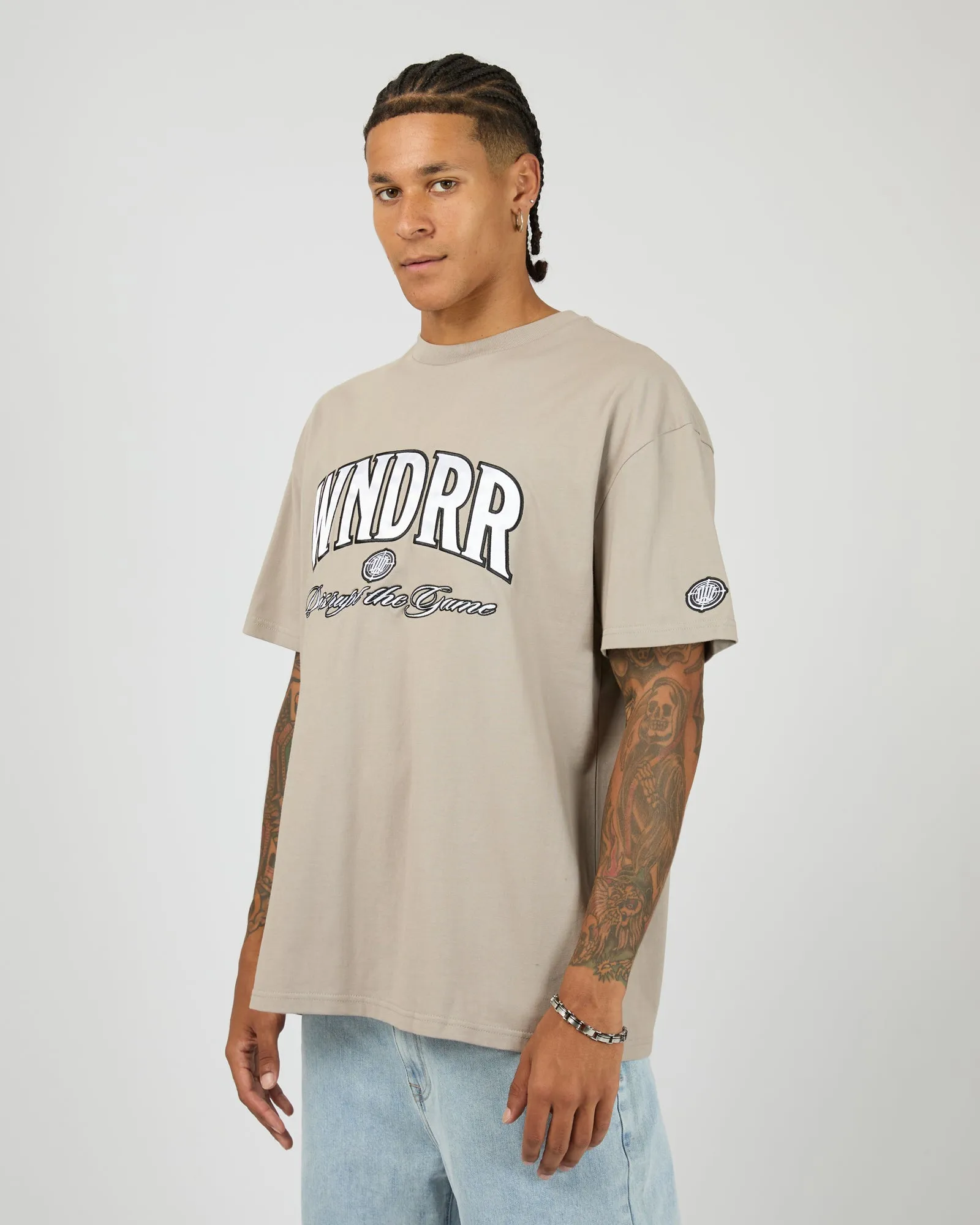 Target Box Fit Tee Moon Grey sold by edge clothing product image thumbnail 4