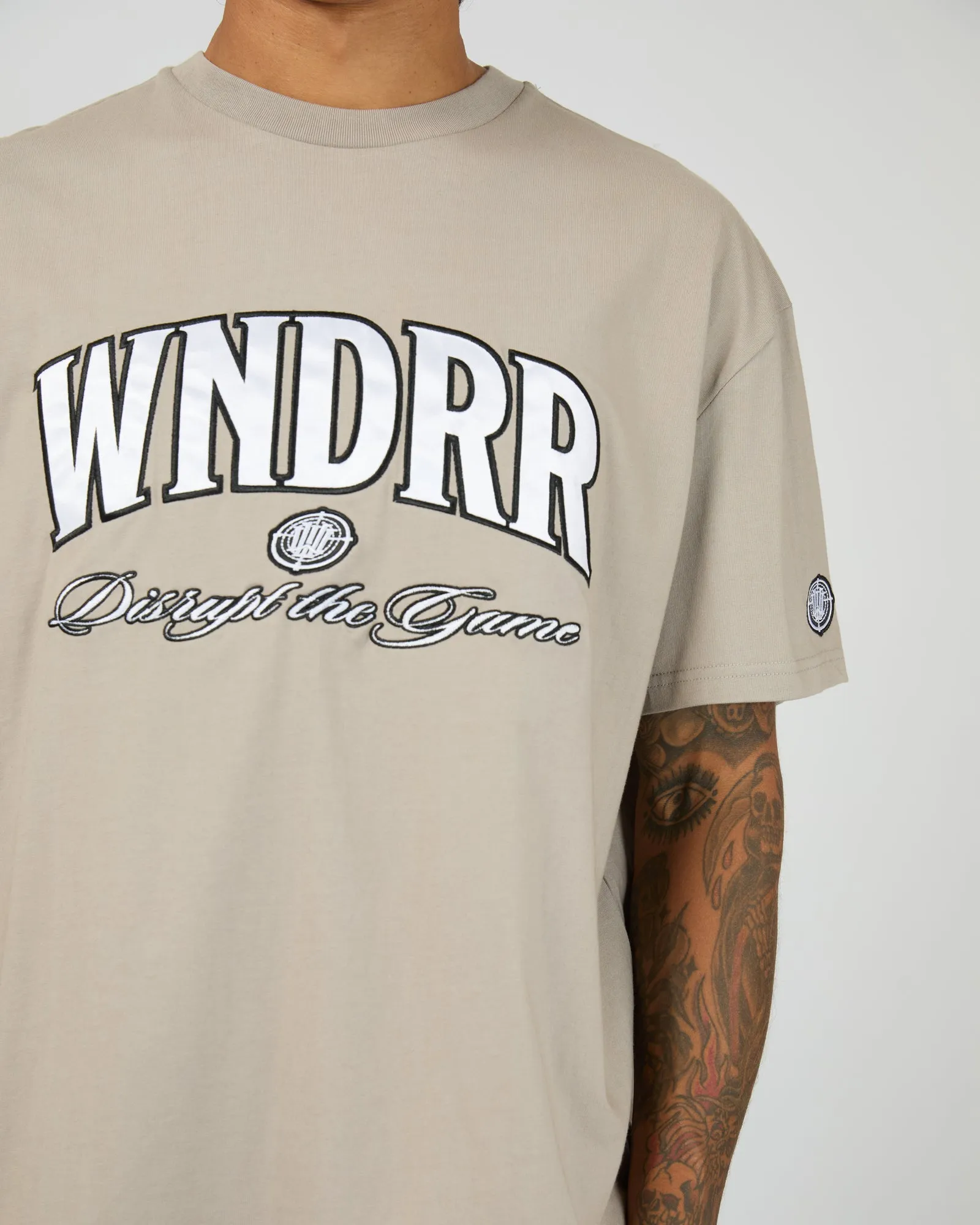 Target Box Fit Tee Moon Grey sold by edge clothing product image thumbnail 5