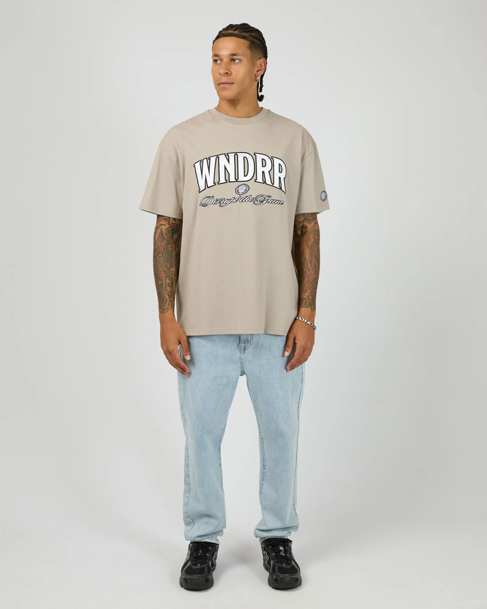 Target Box Fit Tee Moon Grey sold by edge clothing product image thumbnail 2