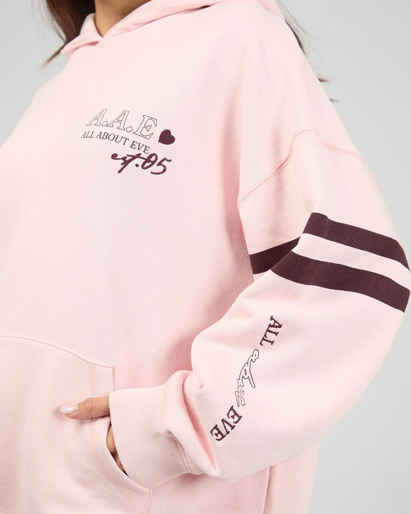 Conscious Relaxed Hoodie Pale Pink sold by edge clothing product image thumbnail 5