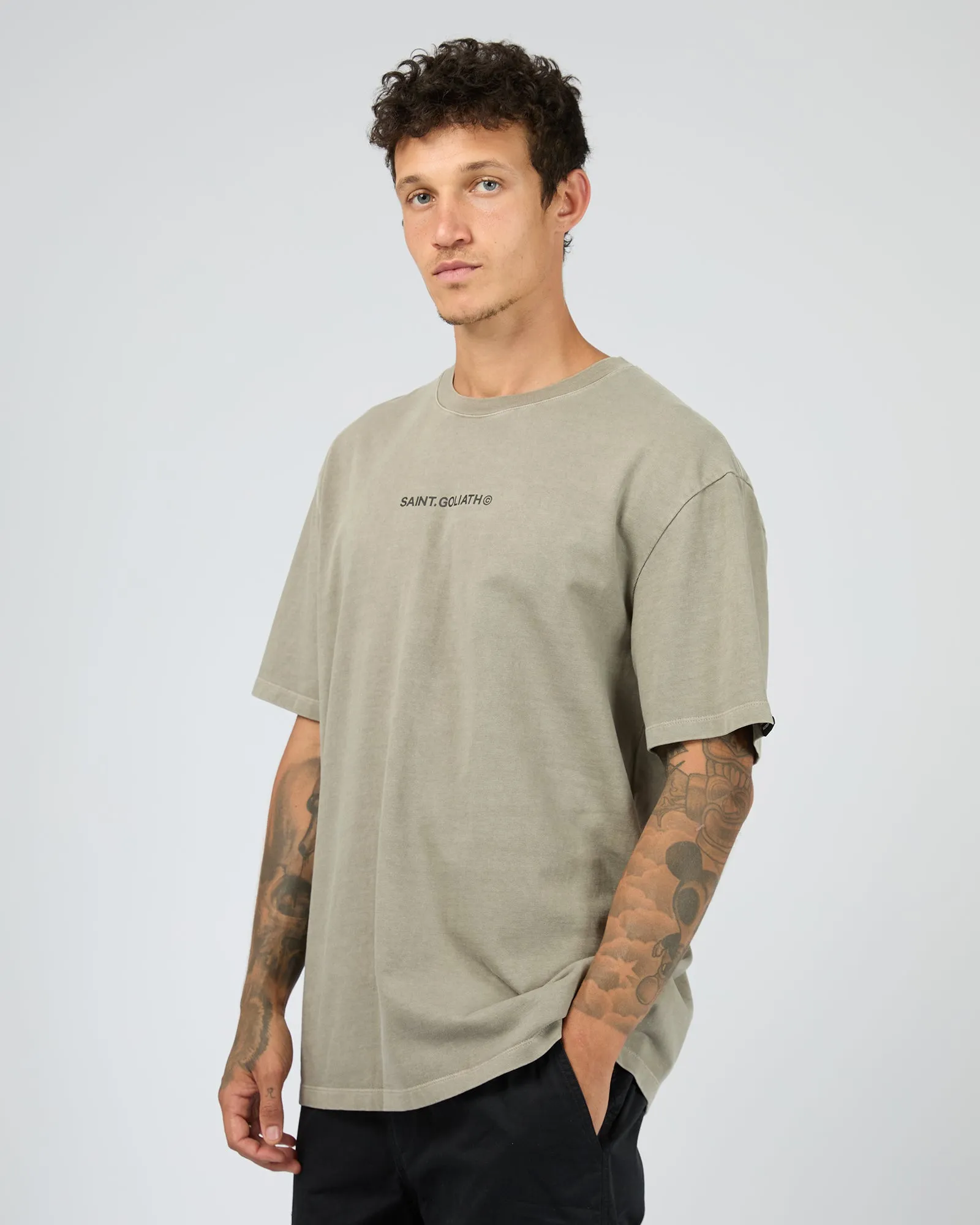 Id Tee Vintage Khaki sold by edge clothing product image thumbnail 4