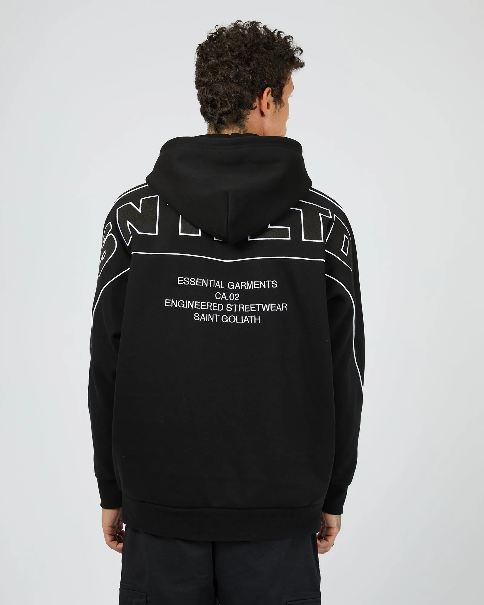 Pro Bold Hoodie Black sold by edge clothing product image thumbnail 3