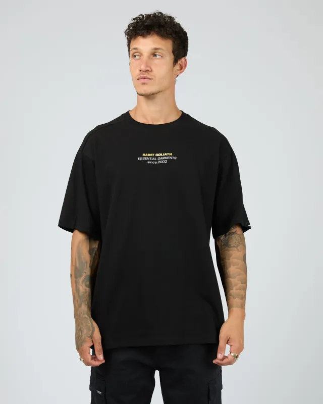 Pro Bold Tee Black made by edge clothing