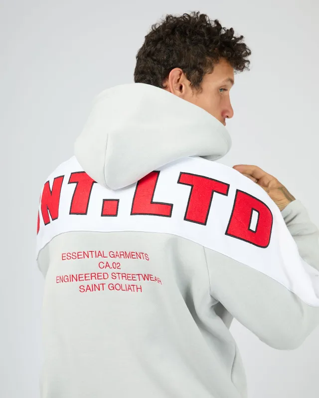 Pro Bold Hoodie Grey made by edge clothing