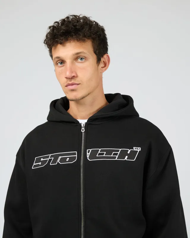 Switch Zip Thru Black made by edge clothing