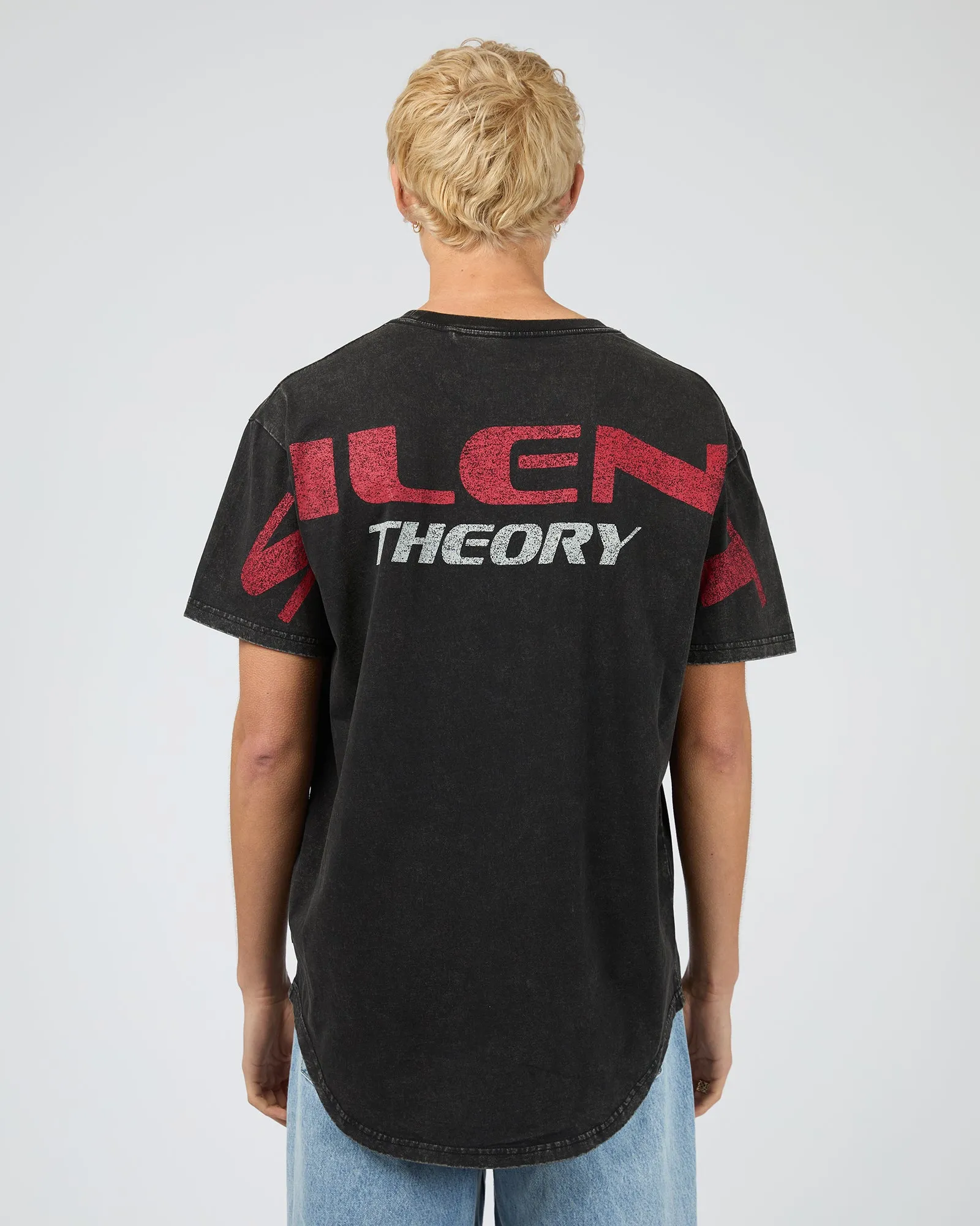 Race Scoop Tee Washed Black sold by edge clothing product image thumbnail 3