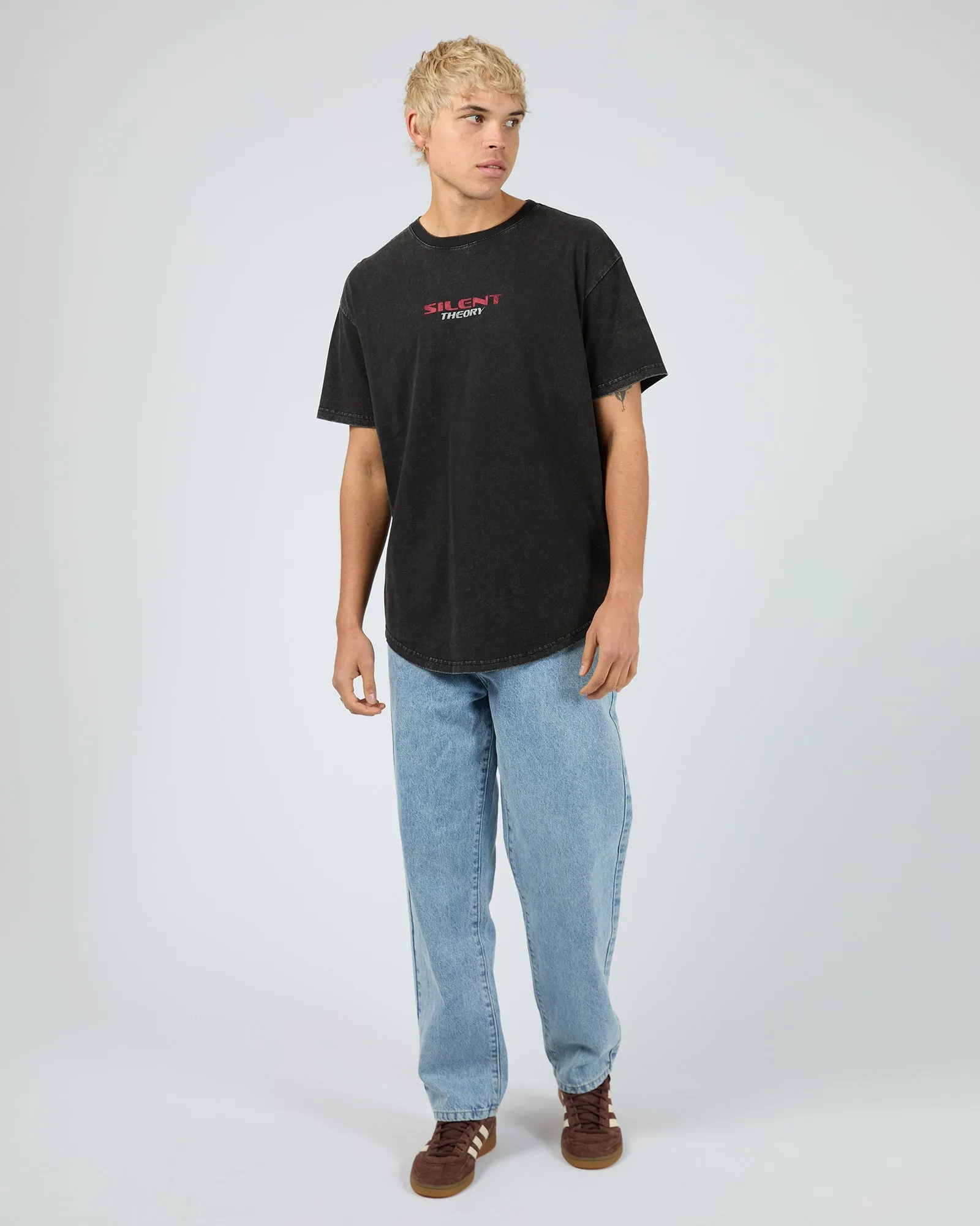 Race Scoop Tee Washed Black sold by edge clothing product image thumbnail 2