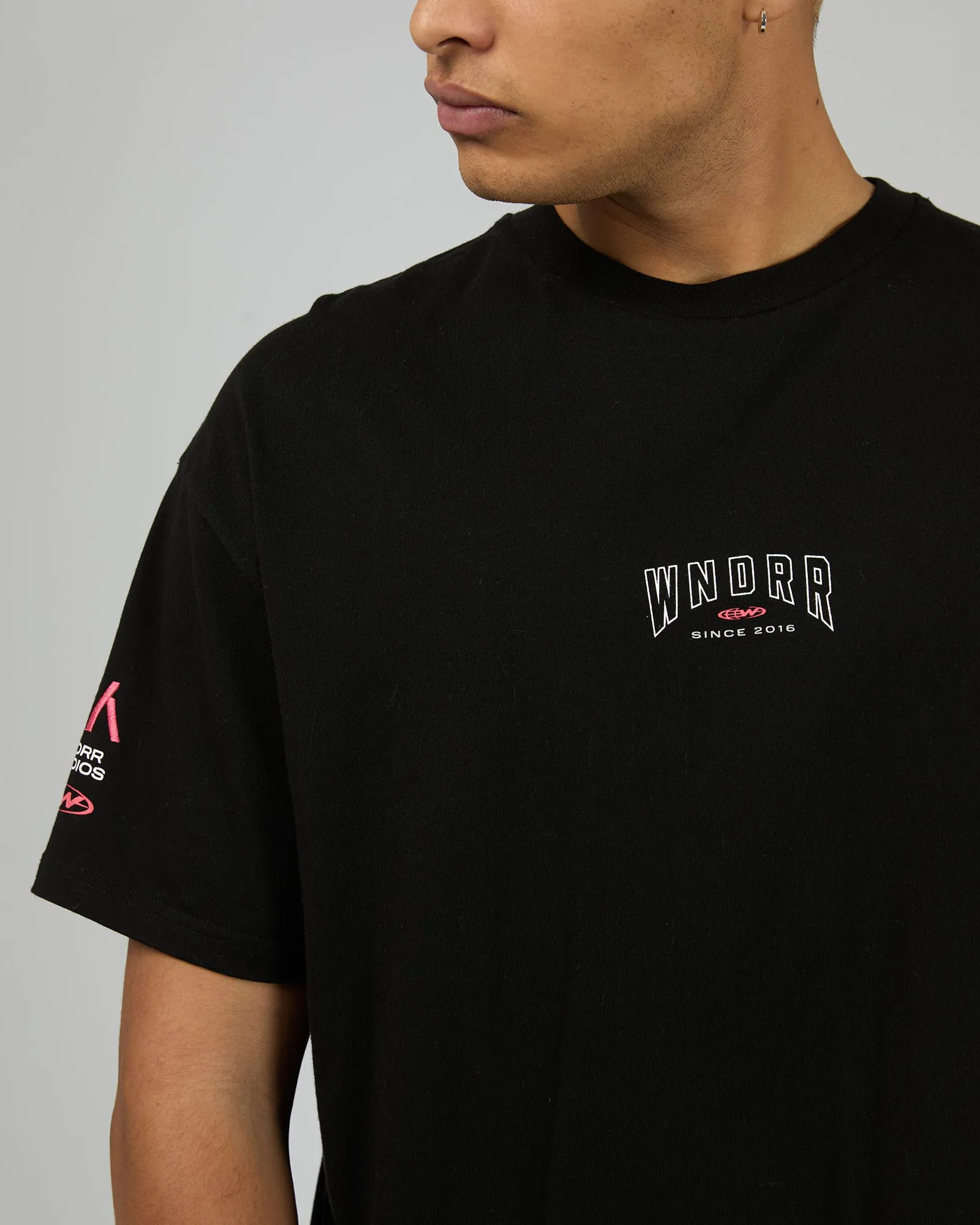 Hashi Box Fit Tee Black sold by edge clothing product image thumbnail 5