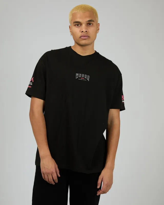 Hashi Box Fit Tee Black made by WNDRR