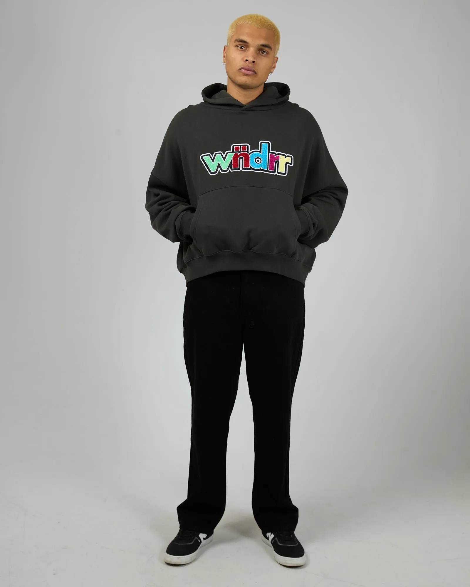 Tint Cropped Hood Sweat Faded Black sold by edge clothing product image thumbnail 2