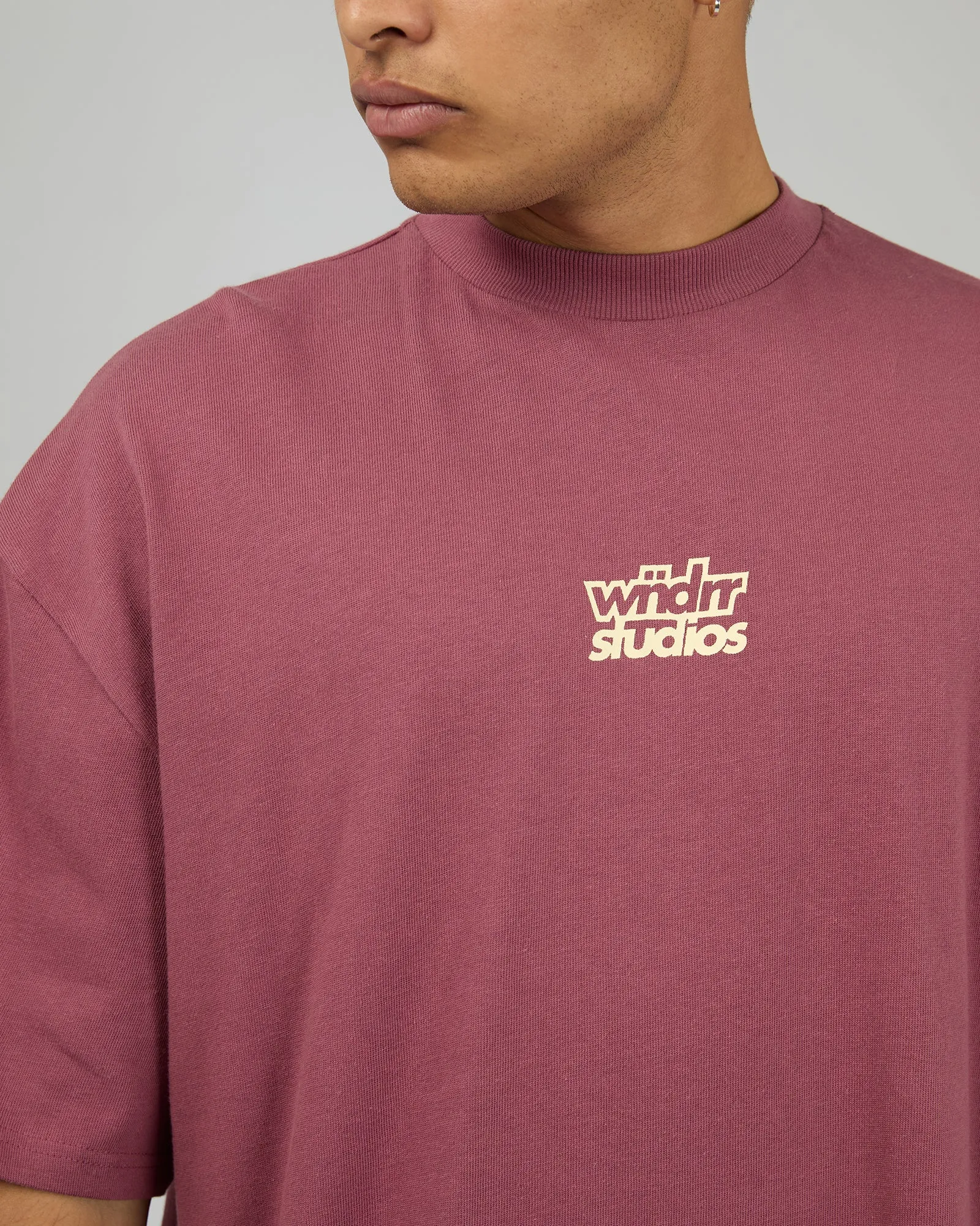 Advocate Heavy Weight Tee Rose sold by edge clothing product image thumbnail 5