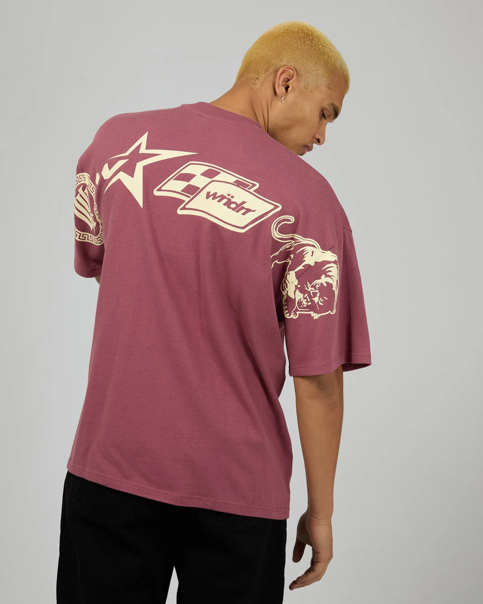 Advocate Heavy Weight Tee Rose sold by edge clothing product image thumbnail 3