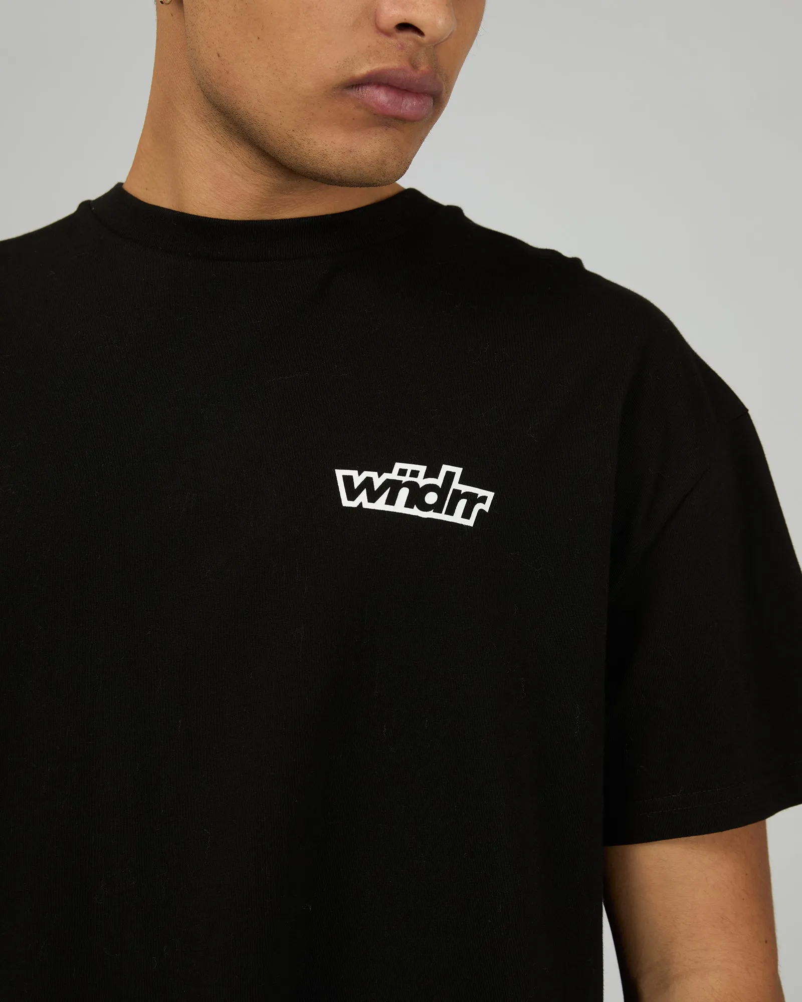 Rule Box Fit Tee Black sold by edge clothing product image thumbnail 5