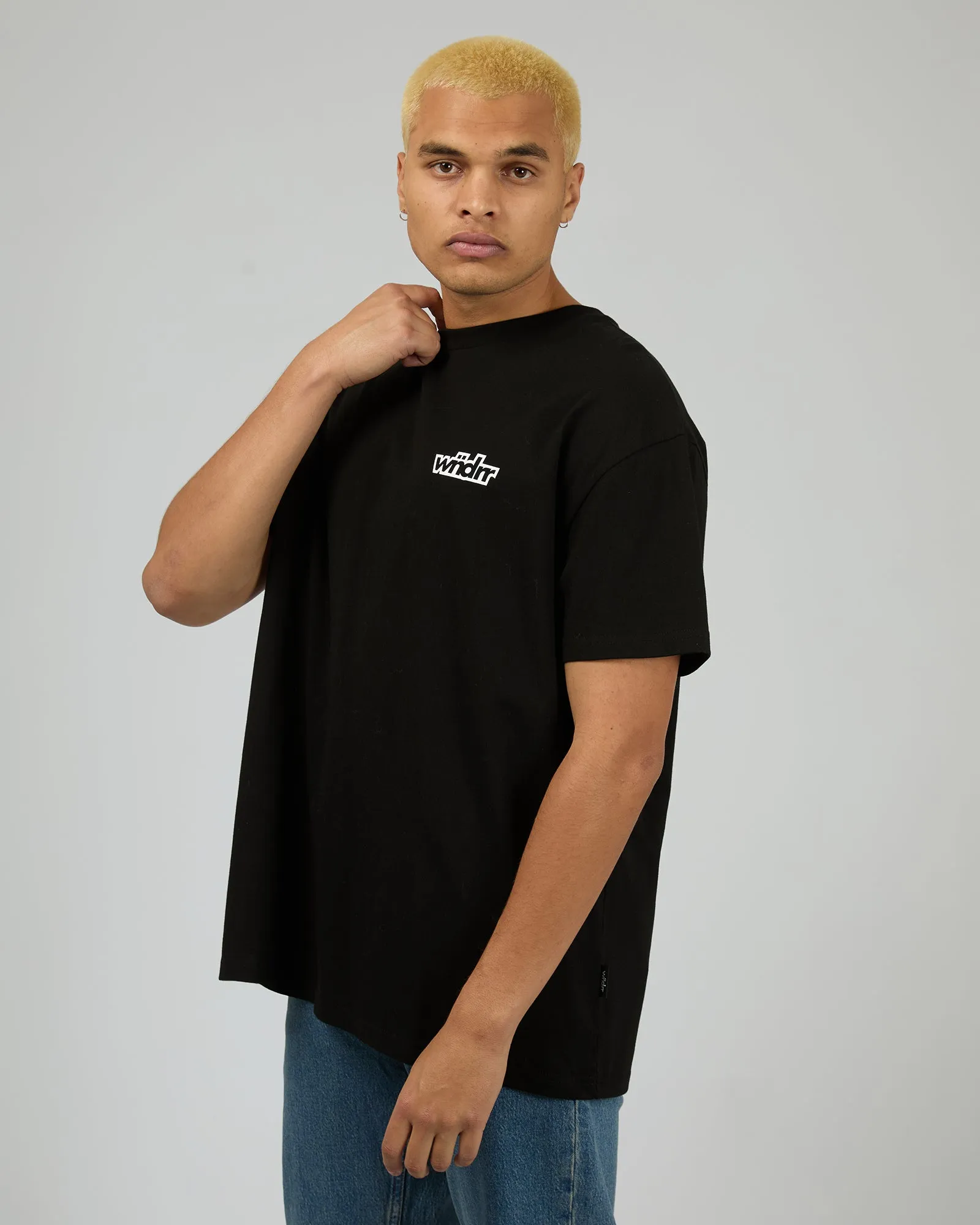 Rule Box Fit Tee Black sold by edge clothing product image thumbnail 4