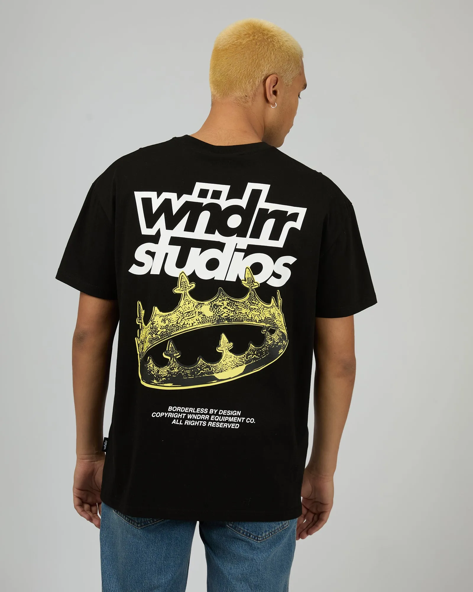Rule Box Fit Tee Black sold by edge clothing product image thumbnail 3