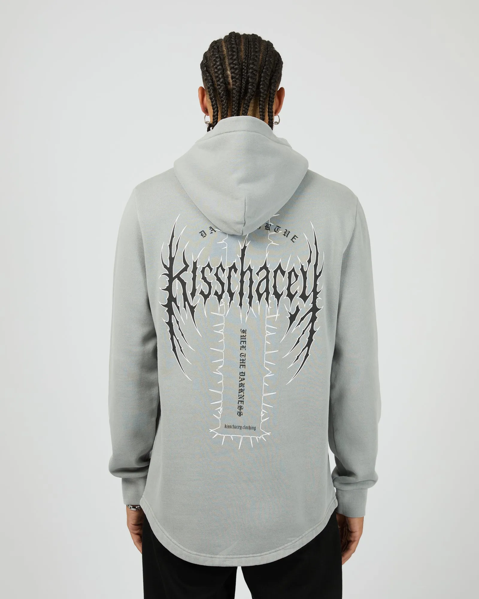 Sustain Dual Curved Hoodie Grey sold by edge clothing product image thumbnail 3