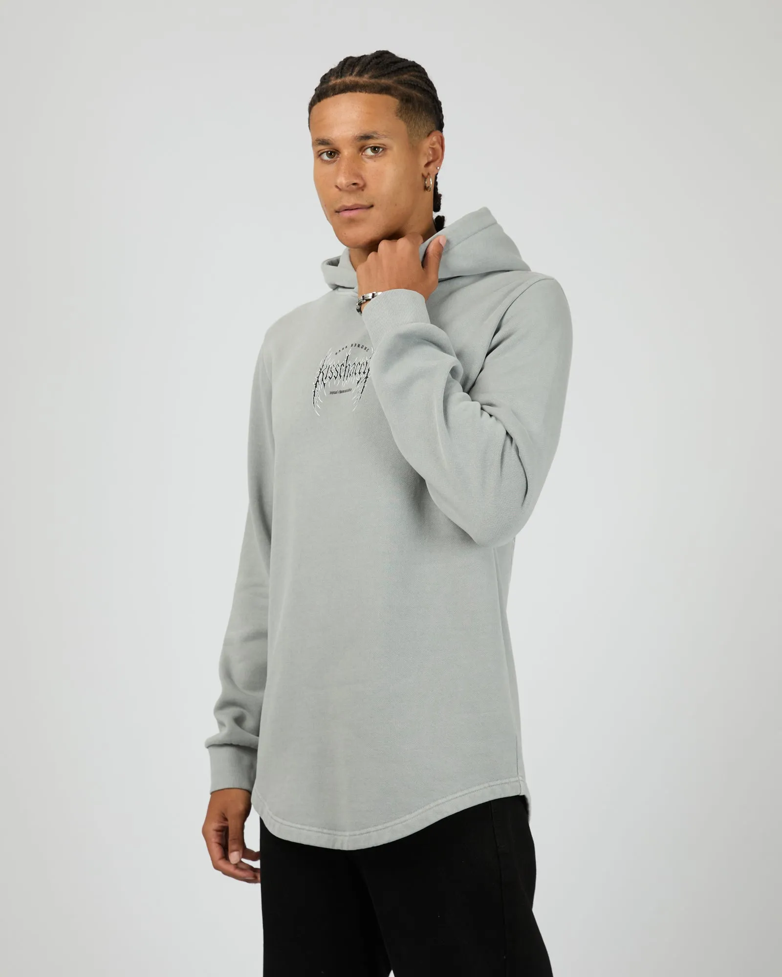 Sustain Dual Curved Hoodie Grey sold by edge clothing product image thumbnail 4