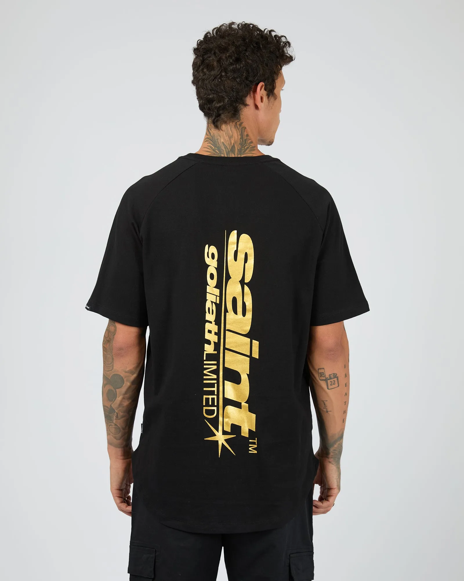 Luminate Foil Tee Black sold by edge clothing product image thumbnail 3