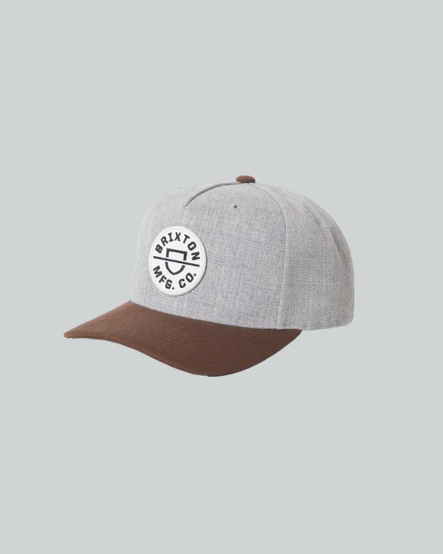 Crest C Netplus Mp Snapback Brown made by Brixton