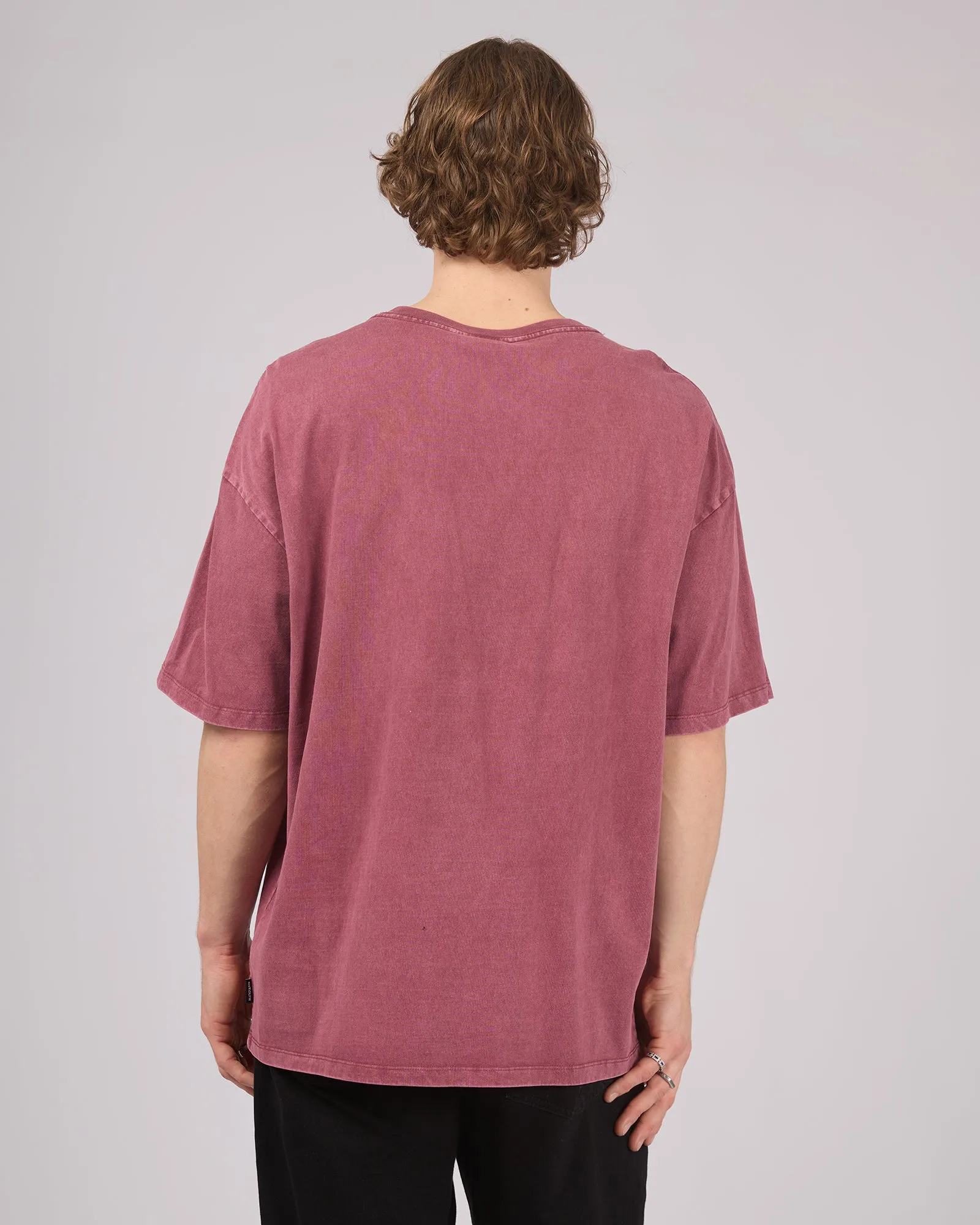 Nth Valley Tee Burgandy sold by edge clothing product image thumbnail 3
