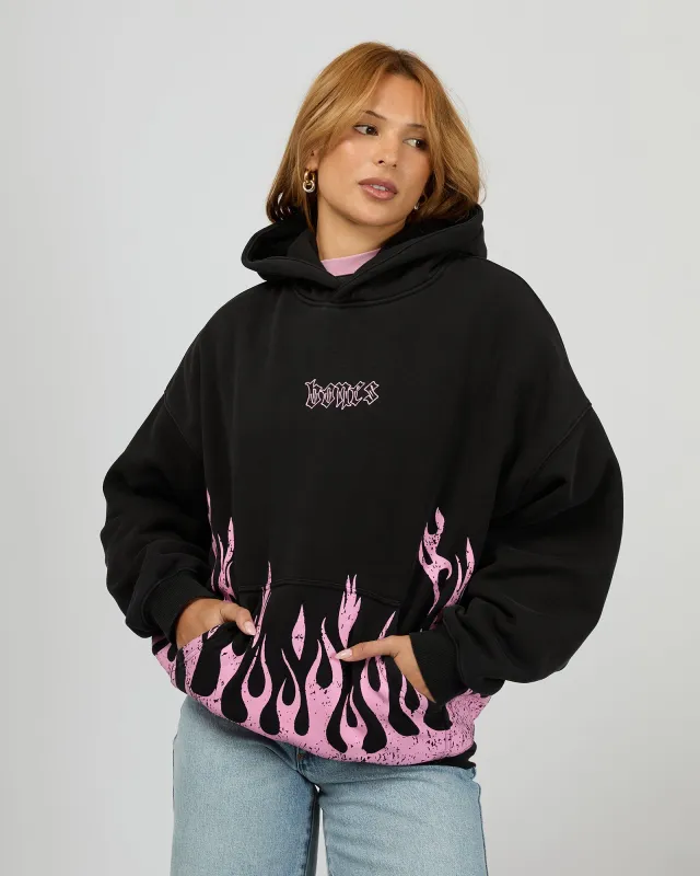 Burner Hoodie 2.0 Washed Black made by edge clothing