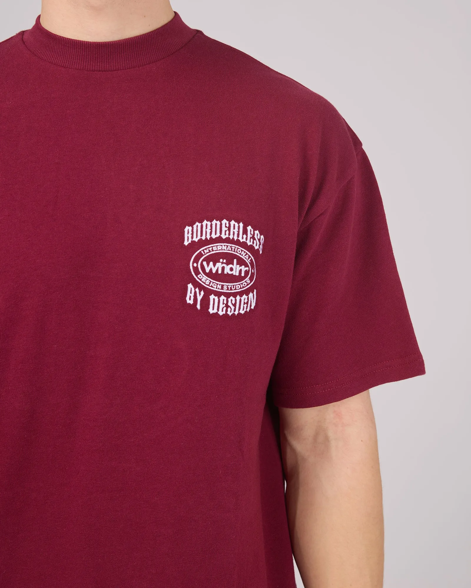 Rzn Heavy Weight Tee Blood Red sold by edge clothing product image thumbnail 5