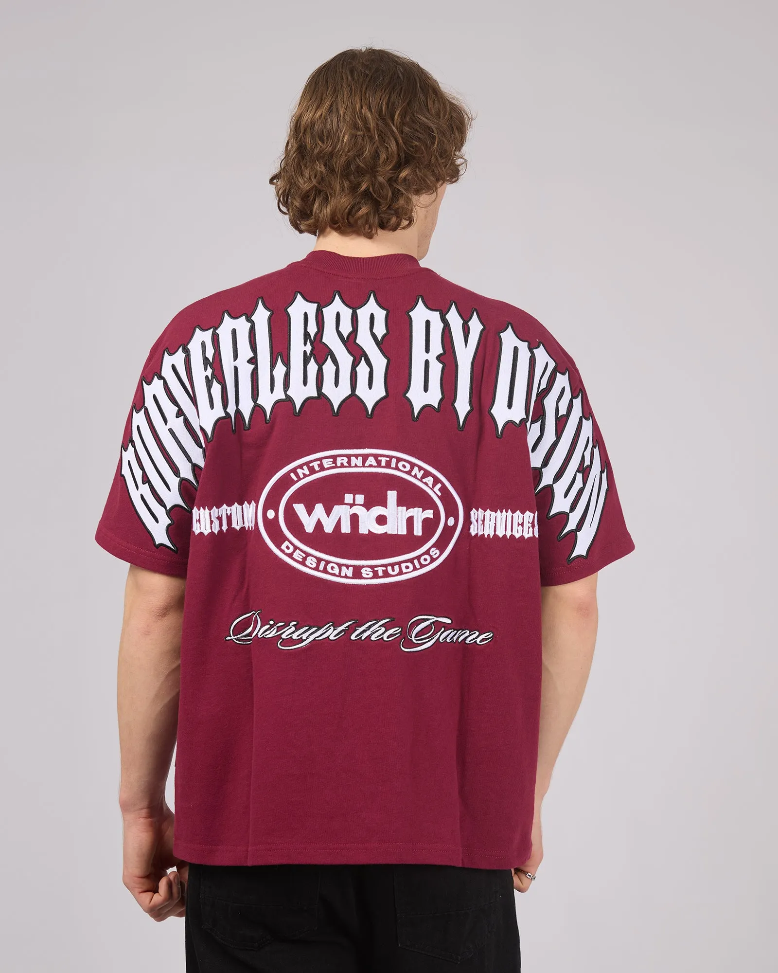 Rzn Heavy Weight Tee Blood Red sold by edge clothing product image thumbnail 2