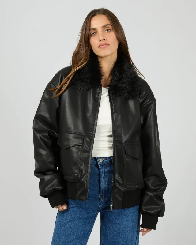 Taya Bomber Black made by All About Eve