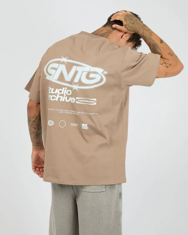 Archive Tee Dust made by edge clothing