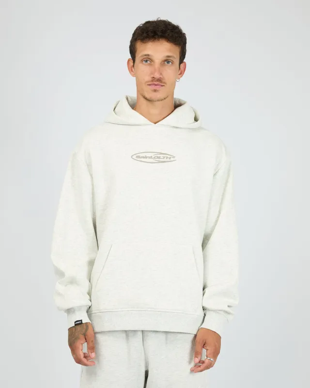 Omega Hoody Grey Marle made by edge clothing