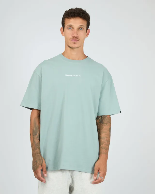 Omega Tee Sky Blue made by edge clothing