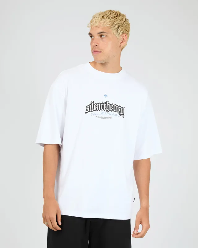 Chaos Tee White made by edge clothing