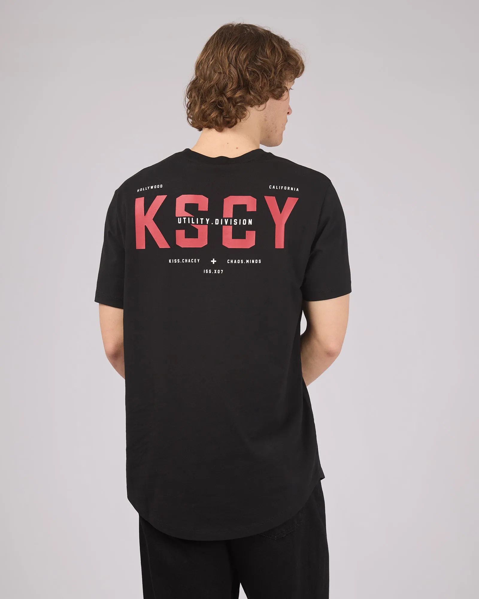 Void Dual Curved Tee Black sold by edge clothing product image thumbnail 2